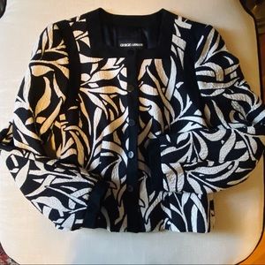 Armani Jacket Gorgeous Fabric/Pattern - Like New!